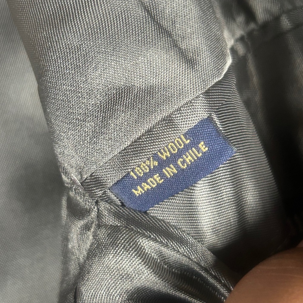 Brooks Brothers 346 Mens Gray‎ Herringbone Two Button Blazer Sport Coat Jacket - Picture 10 of 11